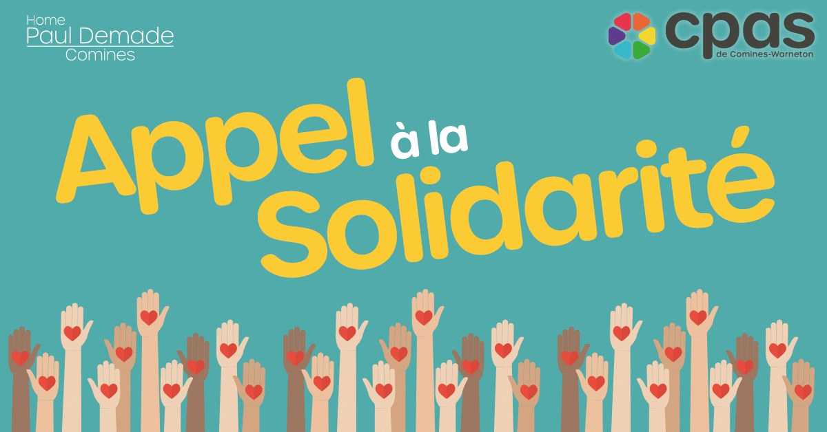 Appel à la solidarité - CPAS de Comines-Warneton